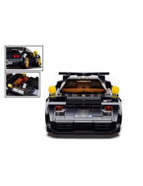 Model Bricks - Voiture de sport noire SLUBAN M38-B1098