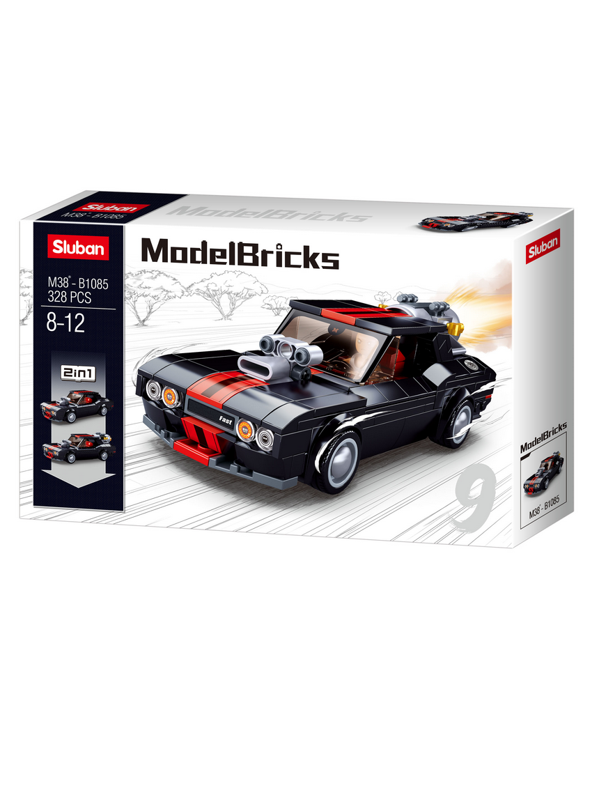 Model Bricks - Voiture de course urbaine SLUBAN M38-B1085
