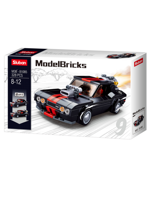 Model Bricks - Voiture de course urbaine SLUBAN M38-B1085