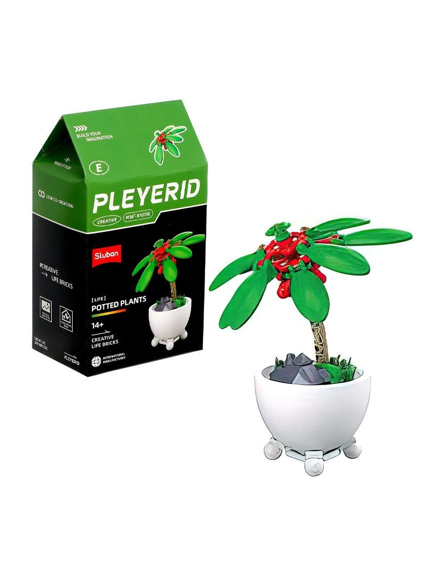 Pleyerid - Mini Bonsai Rouge et Vert SLUBAN M38-B1075E