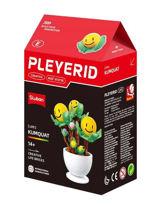 Pleyerid - Plante en pot smiley Kumquat SLUBAN M38-B1073E