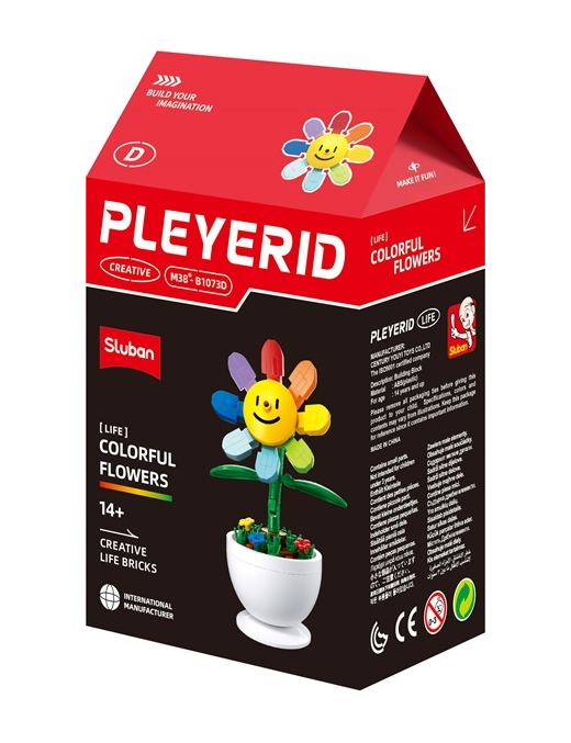 Pleyerid - Plante en pot smiley Tournesol Multicolore SLUBAN M38-B1073D