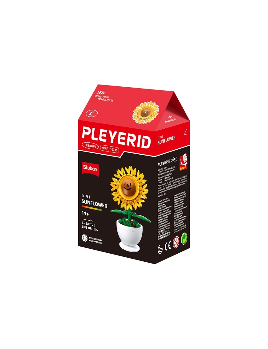 Pleyerid - Plante en pot smiley Tournesol SLUBAN M38-B1073C