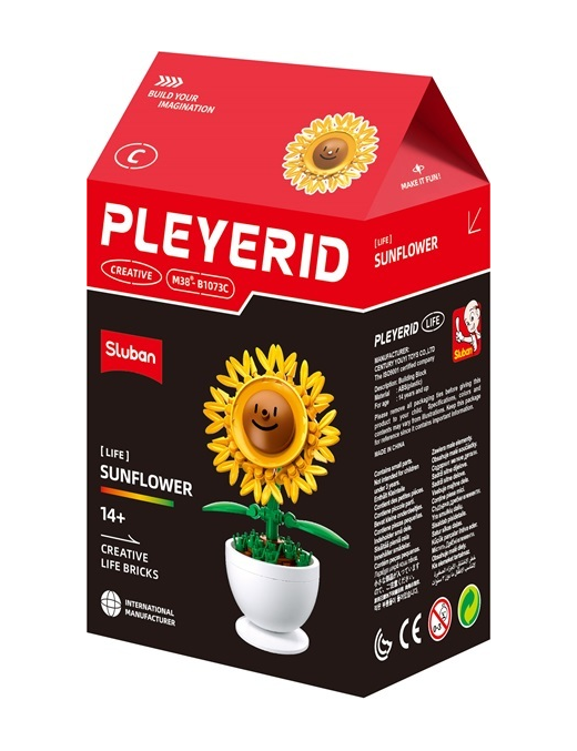 Pleyerid - Plante en pot smiley Tournesol SLUBAN M38-B1073C