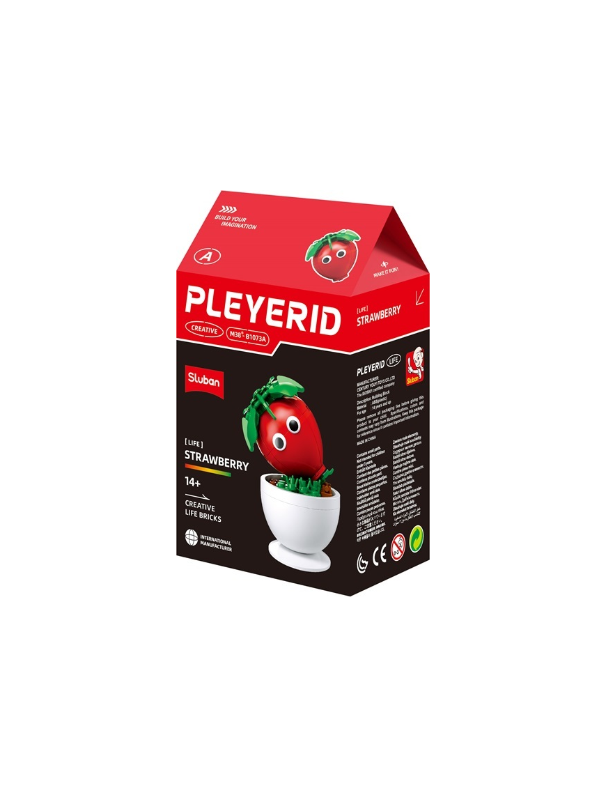 Pleyerid - Plante en pot smiley Fraise SLUBAN M38-B1073A