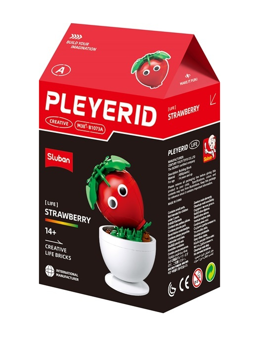 Pleyerid - Plante en pot smiley Fraise SLUBAN M38-B1073A