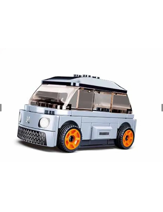 Power Bricks - Véhicule rétro friction Gris F SLUBAN M38-B1067F