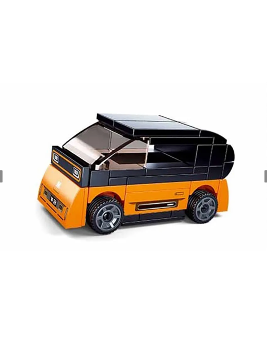 Power Bricks - Véhicule rétro friction Orange E SLUBAN M38-B1067E