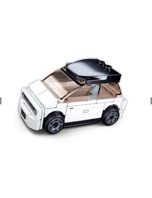 Power Bricks - Véhicule rétro friction Blanc B SLUBAN M38-B1067B