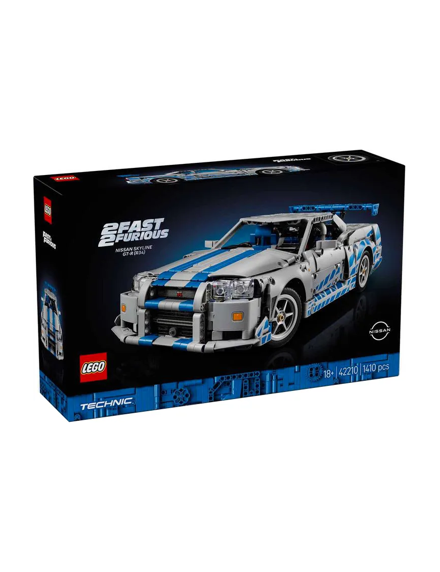 LEGO Technic - Voiture Nissan Skyline GT-R (R34) 2 Fast 2 Furious 42210