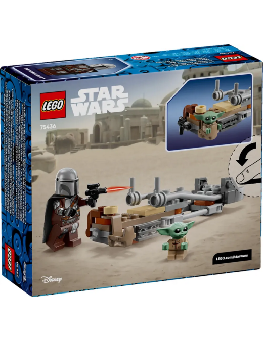 LEGO Star Wars - Le speeder bike du Mandalorien et Grogu 75436