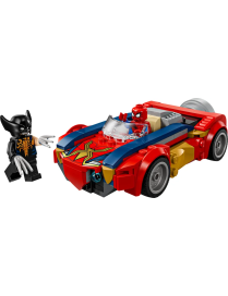 LEGO Marvel - Spider-Man dans la voiture vs Wolverine Venomisé 76336