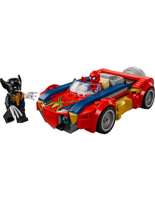 LEGO Marvel - Spider-Man dans la voiture vs Wolverine Venomisé 76336
