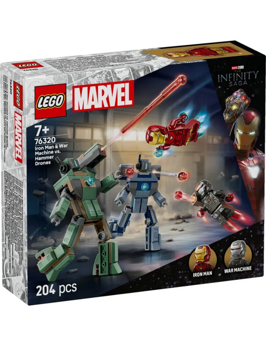 LEGO Marvel - Iron Man et War Machine contre les drones de Hammer 76320