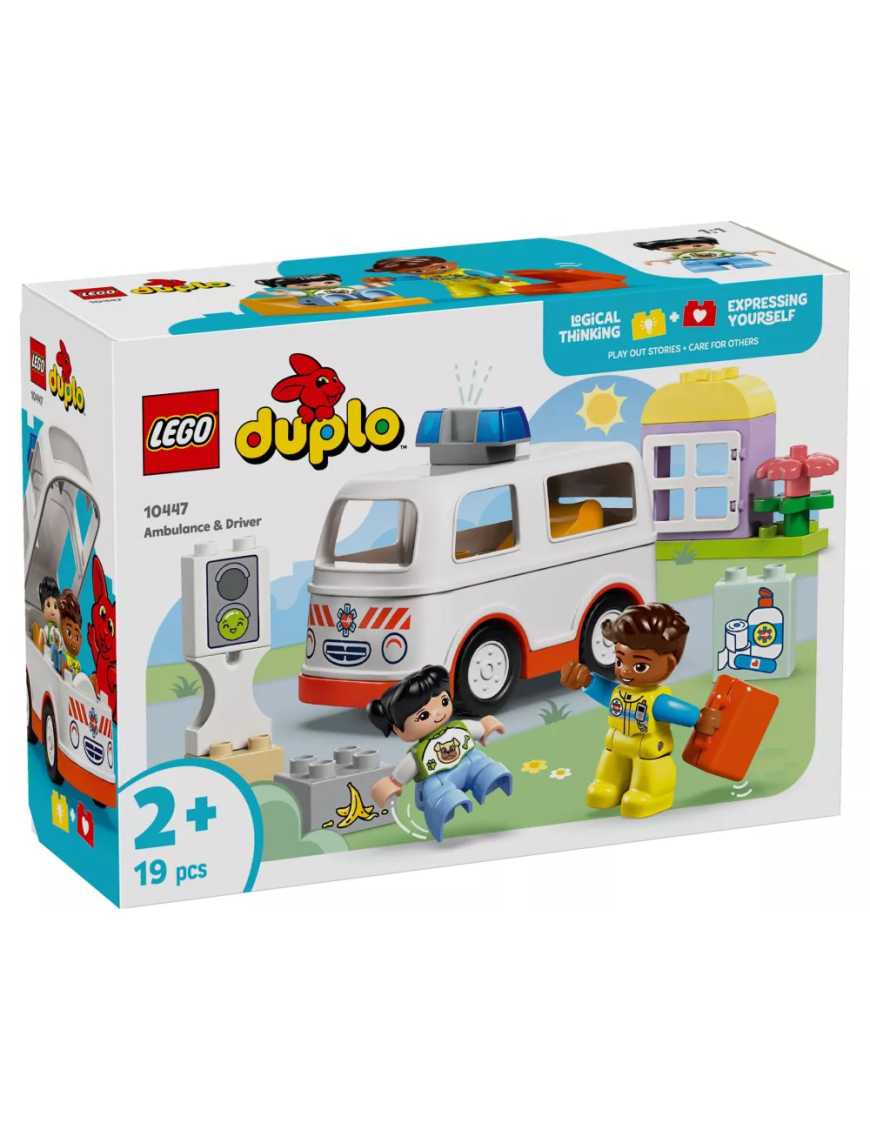 LEGO Duplo - Lambulance et le chauffeur 10447