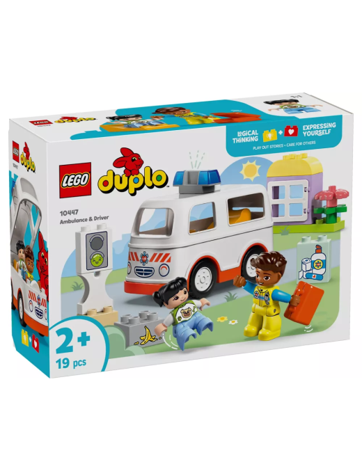 LEGO Duplo - Lambulance et le chauffeur 10447