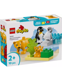LEGO Duplo - Familles danimaux sauvages : pingouins et lions 10442