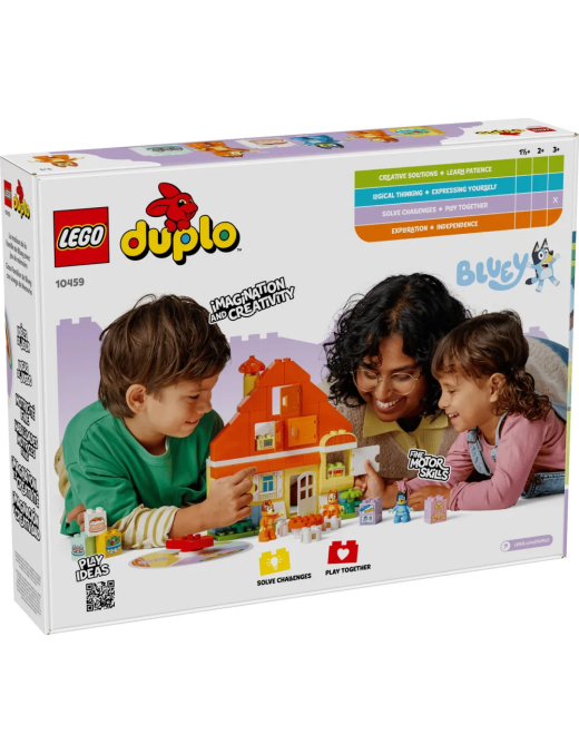 LEGO Duplo - La maison de famille de Bluey et le jeu de mémoire 10459