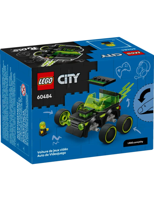 LEGO City - La voiture de course de jeu vidéo 60484