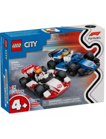 LEGO City Voitures de course de F1 Williams Racing et Haas F1 60464