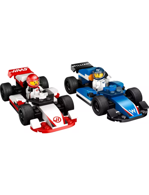 LEGO City Voitures de course de F1 Williams Racing et Haas F1 60464