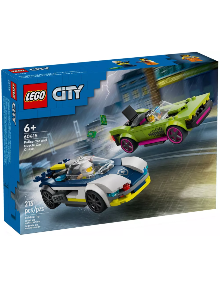 LEGO City La course-poursuite entre la voiture de police 60415