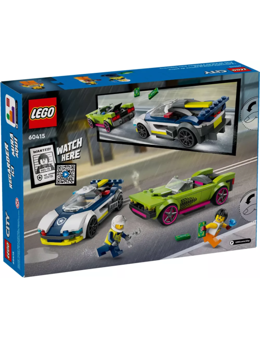 LEGO City La course-poursuite entre la voiture de police 60415