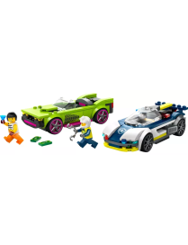 LEGO City La course-poursuite entre la voiture de police 60415