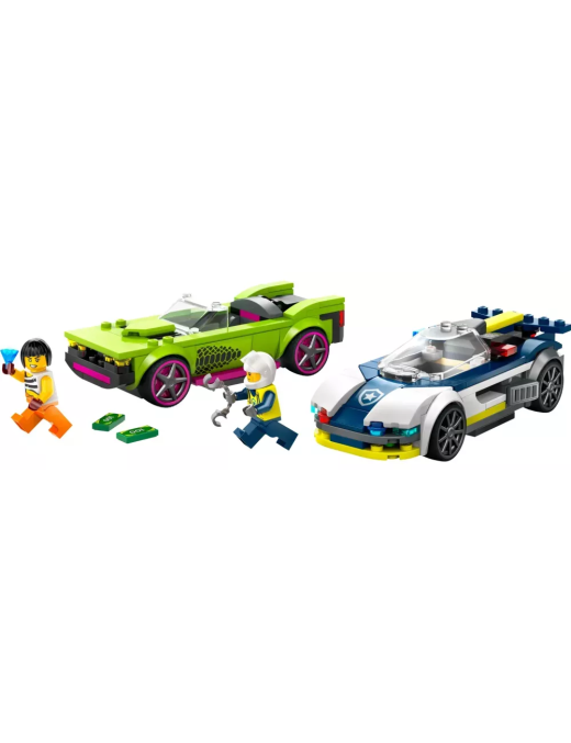 LEGO City La course-poursuite entre la voiture de police 60415