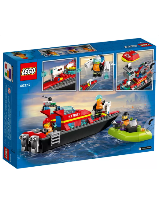 LEGO City - Le bateau de sauvetage des pompiers 60373