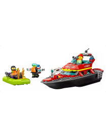 LEGO City - Le bateau de sauvetage des pompiers 60373
