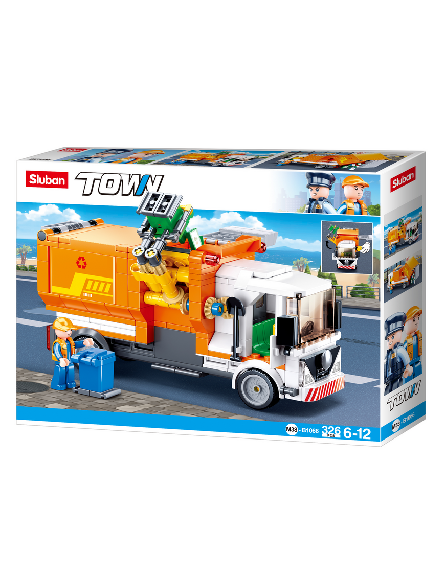 Town - Camion poubelle SLUBAN M38-B1066