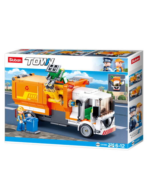 Town - Camion poubelle SLUBAN M38-B1066