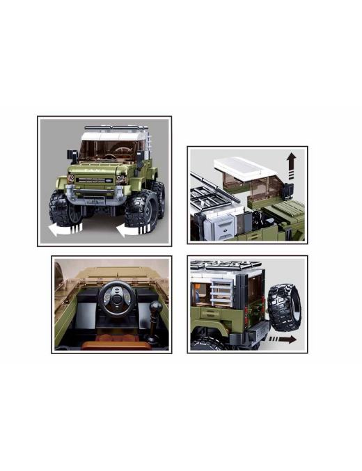 Model Bricks - SUV Anglais tout-terrain SLUBAN M38-B1015