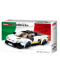Model Bricks - Voiture Italienne Blanche SLUBAN M38-B0957