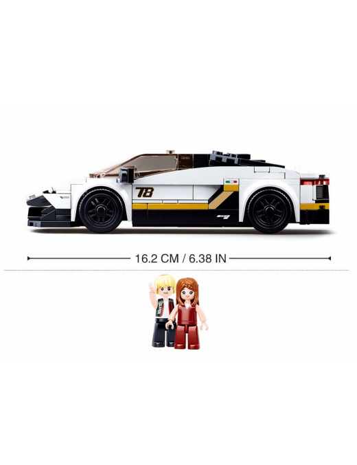 Model Bricks - Voiture Italienne Blanche SLUBAN M38-B0957