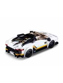 Model Bricks - Voiture Italienne Blanche SLUBAN M38-B0957