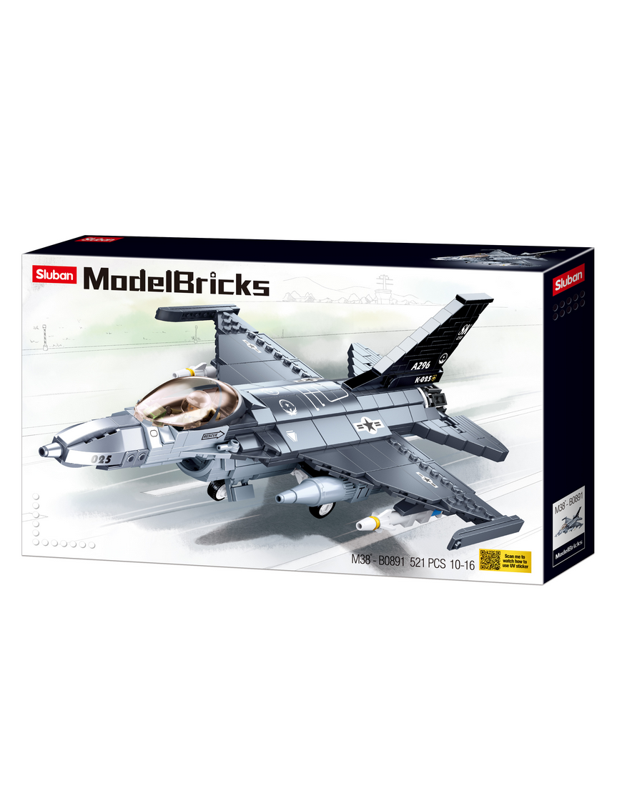 Model Bricks - Avion de chasse Falcon SLUBAN M38-B0891