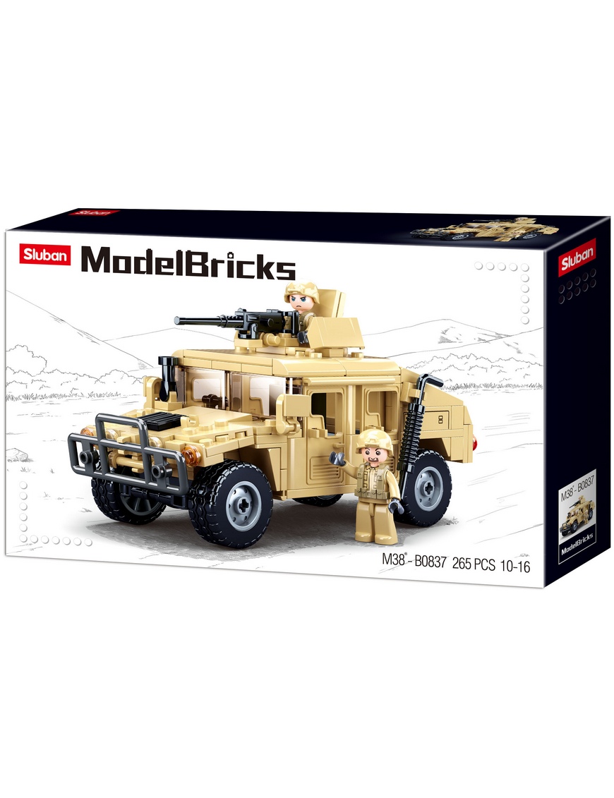 Model Bricks - Véhicule tout Terrain SLUBAN M38-B0837