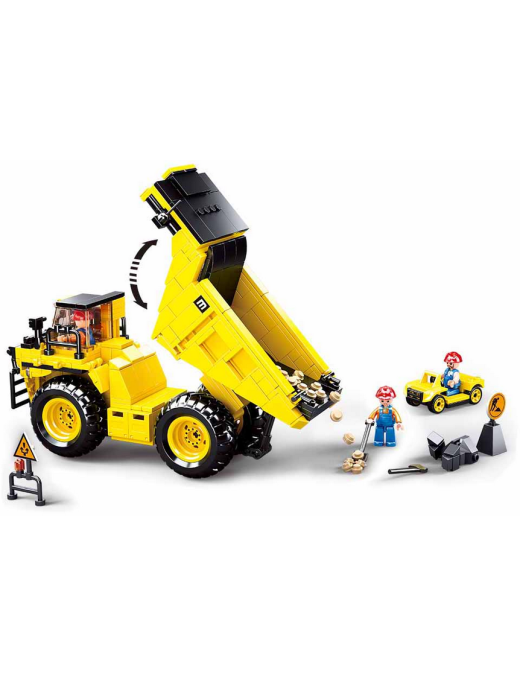 Town Construction - Camion à Benne de chantier SLUBAN M38-B0806