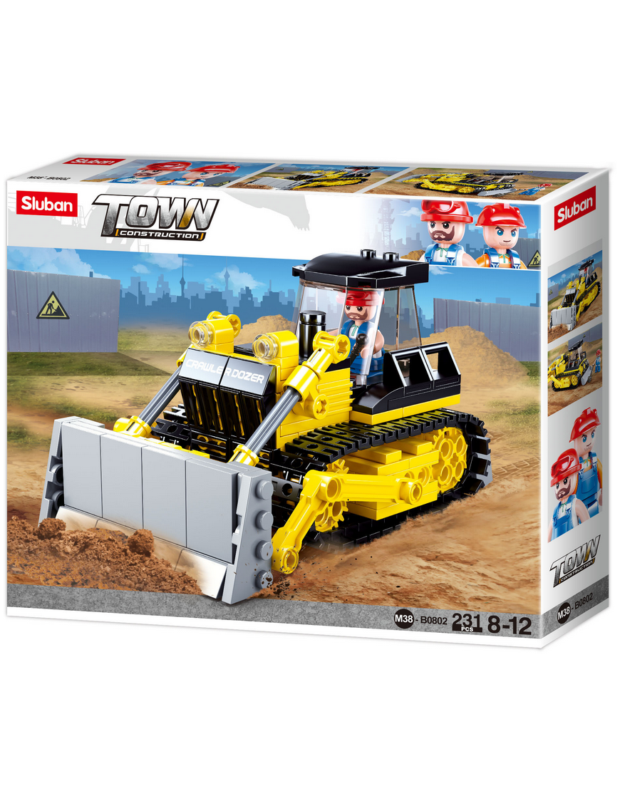Town Construction - Bulldozer SLUBAN M38-B0802