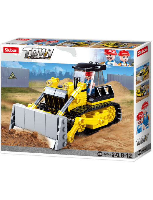 Town Construction - Bulldozer SLUBAN M38-B0802