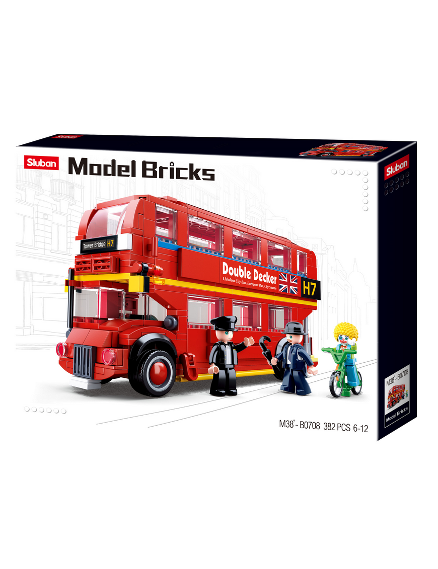 Model Bricks - Bus à deux étages Londonnien SLUBAN