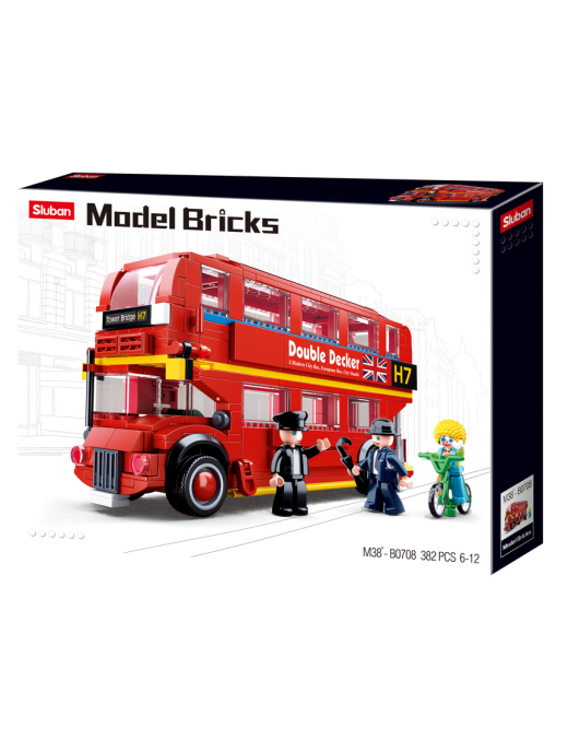 Model Bricks - Bus à deux étages Londonnien SLUBAN