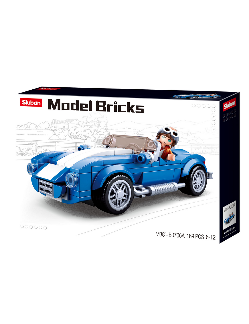Model Bricks - Voiture de Sport Classique SLUBAN