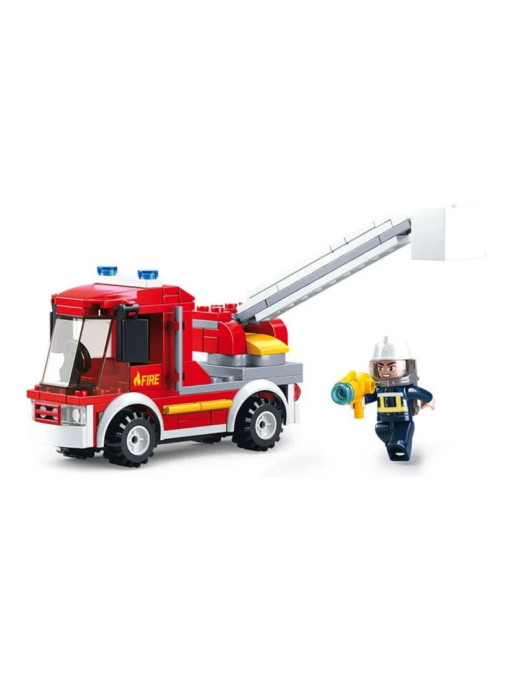 Petit camion de pompiers avec échelle SLUBAN M38-B0632