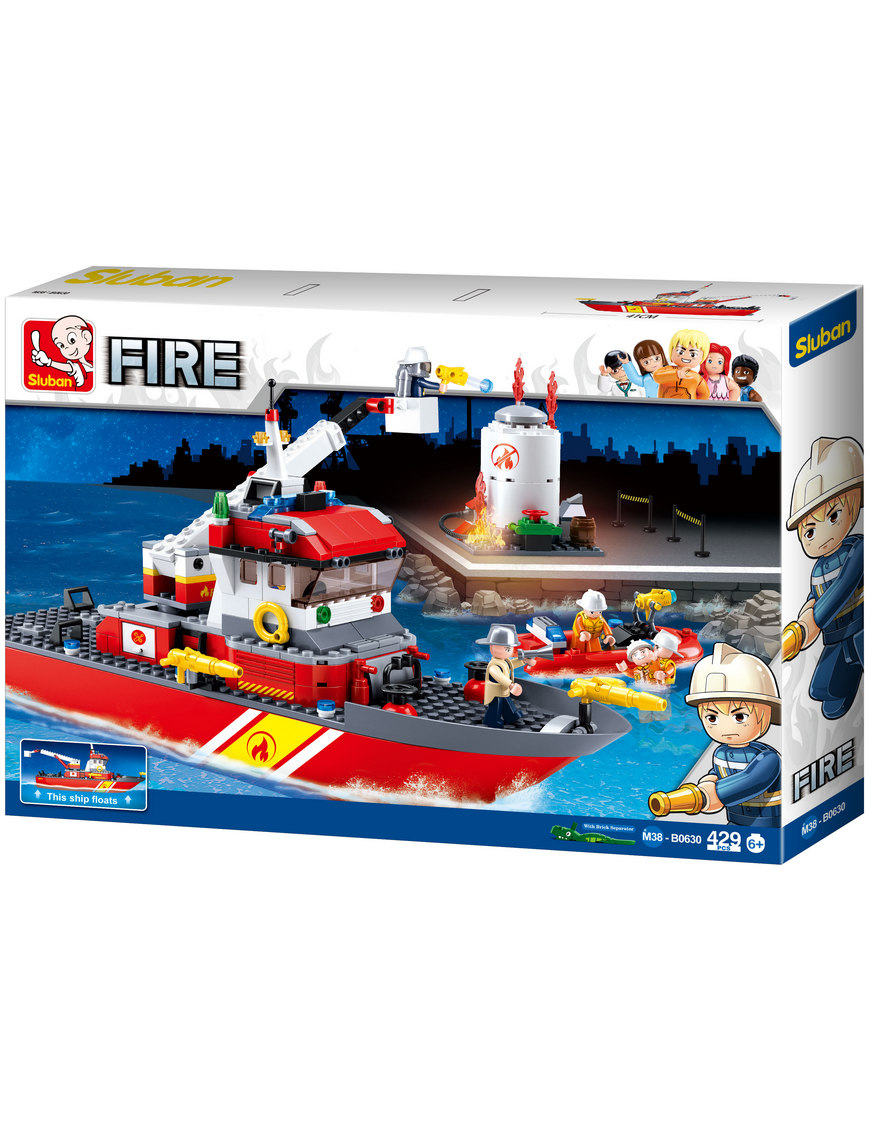 Bateau à incendie de Pompier SLUBAN M38-B0630