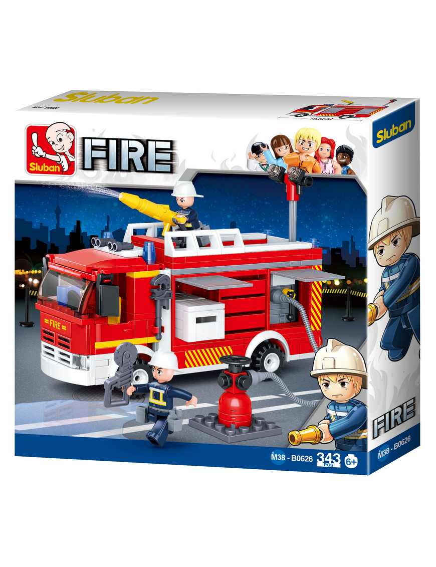 Camion Pompier réservoir d'eau SLUBAN M38-B0626