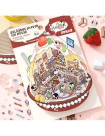 Sticker Délicieuse maison glacée Rétro KAIMEJI