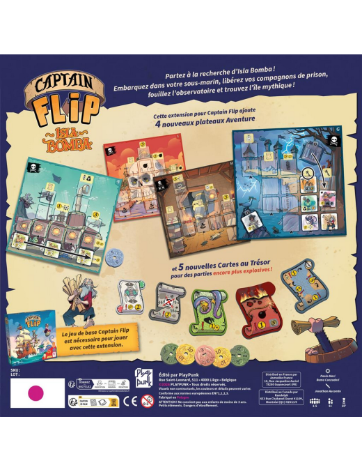 Captain Flip Extension Isla Bomba FR Play Punk